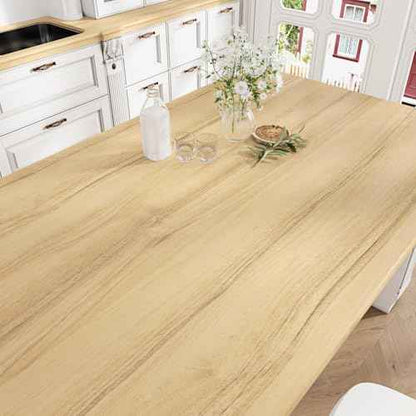 Light Brown Wood Grain Contact Paper Removable Light Wood Contact Paper for Countertops Cabinets Waterproof Kitchen Countertop Peel and Stick Wooden Wallpaper Faux Oak Vinyl Wrap 15.8" x 80"