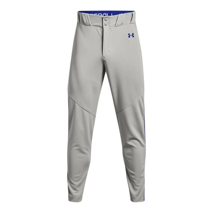 Under Armour Men's Utility Baseball Straight Leg Pant Pipe 22, (081) Baseball Gray/Royal/Royal, 3X-Large