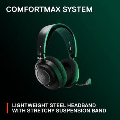 SteelSeries Arctis Nova 7X Wireless Multi-Platform Gaming Headset — Neodymium Magnetic Drivers — 2.4GHz+Bluetooth — 38Hr USB-C Battery — AI Mic — Xbox Series X|S, PC, PS5, Switch, VR, Mobile - Black