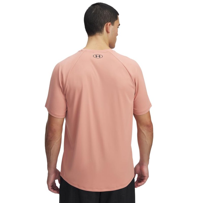 Under Armour Men's Tech 2.0 Short-Sleeve T-Shirt, (696) Canyon Pink / / Black, Large