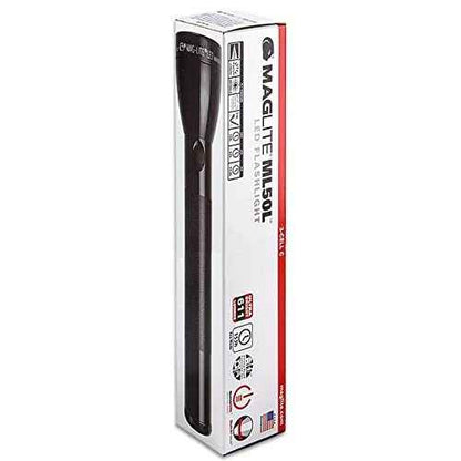 Maglite ML50L LED 3-Cell c Flashlight in Display Box, Black