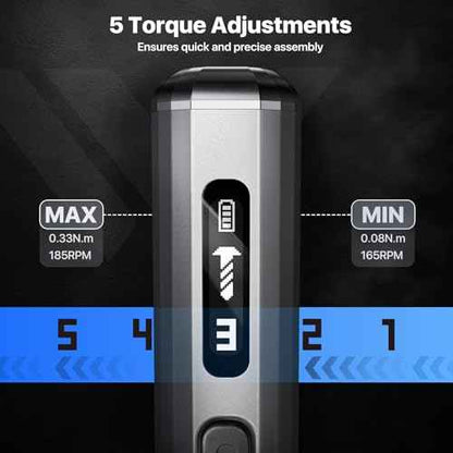 76in1 Mini Electric Screwdriver, [Super Durable] Magnetic Power Precision Screw driver Set, Rechargeable Tiny Cordless Repair Tool Kit, for Eyeglass, Watch, Computer, Ring Doorbell, PS5, More