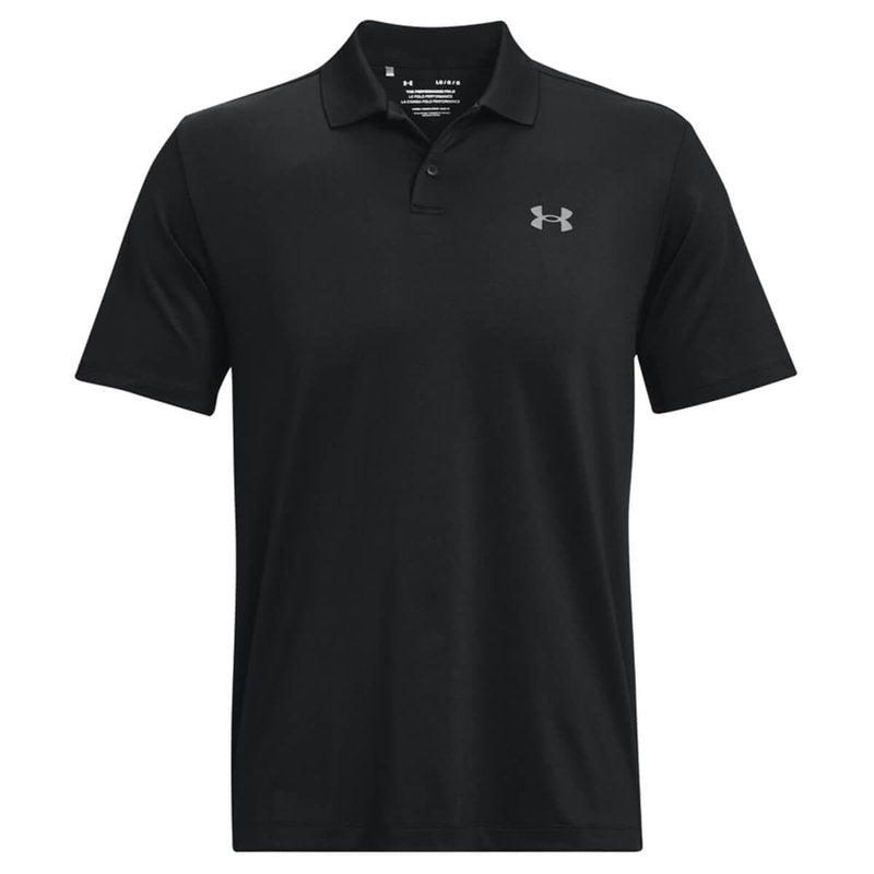 Under Armour Men's Performance 3.0 Polo, (001) Black / / Pitch Gray, Large