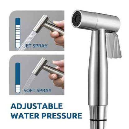 Hot and Cold Handheld Bidet Sprayer for Toilet, Warm Water Bidet with Adjustable Pressure, Hand Held Attachment for Warm Water, Ideal for Feminine Hygiene, Elderly Care, Pet, Cloth, Diaper