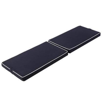Boat Seat Cushion, Waterproof PU Leather Boat Bench/Seat Cushions, High Density Thick Sponge Bench Cushion, Removable Boat Seat Mat Soft(Length 56" x Width 15.6" x Height 2.8")