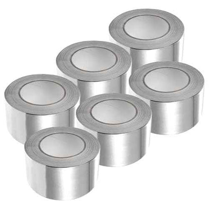 Saffire Heavy Duty HVAC Professional Aluminum Foil Tape 3-inch x 150 feet - Hot and Cold Air Ducts, Insulation and More (6 Pack)