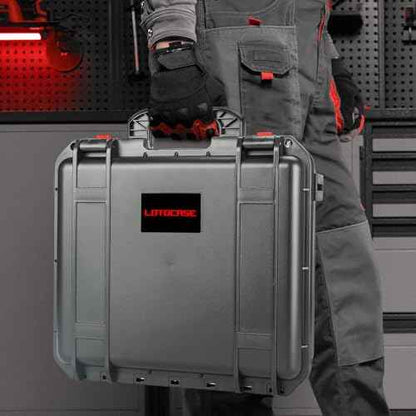 Case for Milwukee Hackzall Saw zall - Tool Bag for Milwaukee M18 Fuel Cordless One-Hand Sawzall Reciprocating Saw Kit, Waterproof Box for Milwaukee Hackzall 2719-20/2625-20/Battery Charger (Case Only)