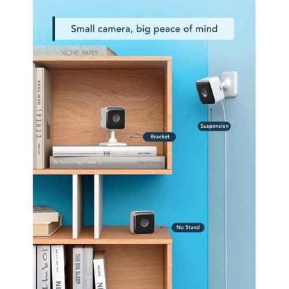 GNCC Indoor Security Camera, 2 Packs 1080PCameras for Home Security Wi-Fi Cameras, Motion/Sound Detection, Night Vision, 2-Way Audio, Real-Time Alert, Cloud & SD Card Storage, 2.4G WiFi Only