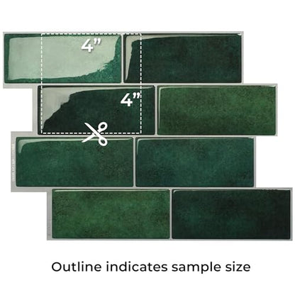 SMART TILES Sample Kit Metro Green Blue Fiona