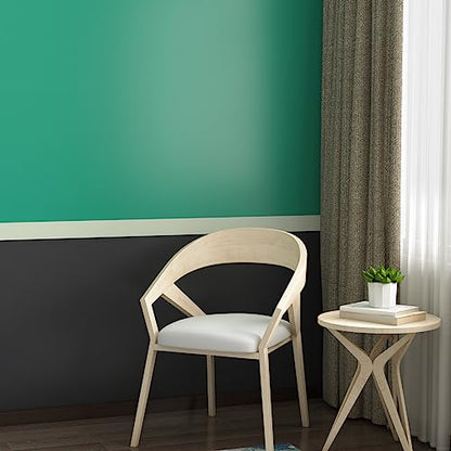 LACHEERY Light Green Wallpaper Border Peel and Stick Wall Border Trim for Walls Kid Girls Bedroom Pastel Green Bulletin Board Borders Trim for Classroom Borders Bathroom Mirror Frame Roll 3"x197"