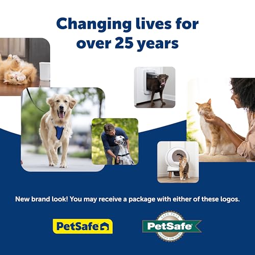 PetSafe Electronic Pet Door - Rust-Proof Programmable Smart Collar-Activated Dog or Cat Entry - Easy Installation & Space-Saving Design - Large - Fits Pets Up to 100 lb