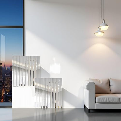 20 Pcs Mirror Wall Stickers Striped Design Mirror Art Tile Decal DIY Self Adhesive Wall Line Border Decals Removable Acrylic Mirror Sheets Wall Sticker Wall Stickers for Home Decor 5 * 20cm(ZS283)
