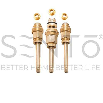 SENTO Bathtub and Shower 3 Handle Tub Trim Set For Gerber Faucets Bathtub Shower, Easy Installation, Heavy Duty Metal, Polished Chrome