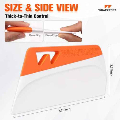 WRAPXPERT Wallpaper Smoothing Tool, Wallpaper Squeegee for Peel and Stick, 7.87 Inch Smoothing Squeegee Smoother for Wall Paper Applying, Adhesive Contact Paper, Backsplash, Window Film Installation