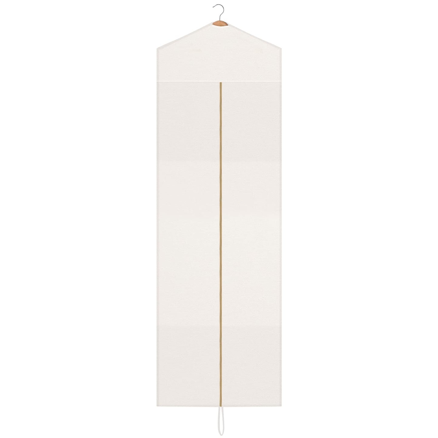 Sotiff Cotton Dress Garment Bags for Long Gowns Long Dress Travel Breathable Foldable Storage Bag Dust Proof(White,70 x 23.6 Inch)