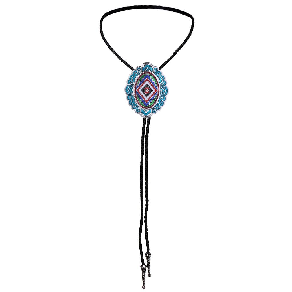 Juyovge Western Bolo Ties Handmade Cowboy Southwest Totem Element Bola Neckties For Men,Women