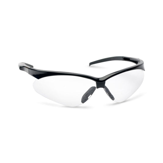 Walker's Crosshair Sport Shooting Glasses - Lightweight Impact-Resistant Polycarbonate Lenses Soft Non-Slip Adjustable UV Protection Hunting Range Shooting Sports Glasses, Clear