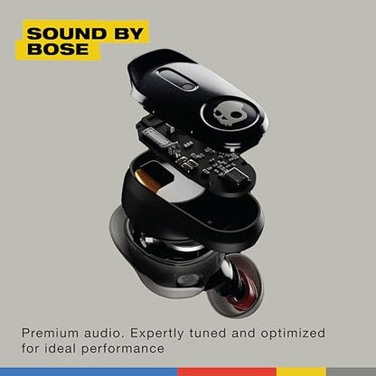 Skullcandy Method 360 ANC Wireless Earbuds, Sound by Bose, Bluetooth Headphones, Premium Noise Cancelling, Up to 40 Hrs Battery, Sweat and Water Resistant, Microphone for iPhone Android - Primer