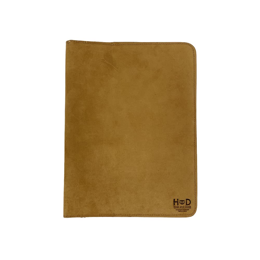 Hide & Drink, Journal Cover Compatible with Moleskine XL (7.5 x 9.75 in) with Strap, Refillable Case, Personal Planner, Full Grain Leather, Handmade Office & Work Essentials, Old Tobacco