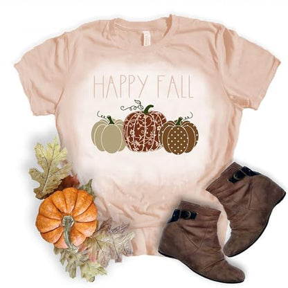 Briartw Happy Fall Pumpkins Silkscreen Stencil 8.5x11 Reusable Self-Adhesive Mesh Stencils Silk Screen Stencil Printing for Polymer Clay Home Decoration Printing on Wood Fabric Wall Cup Plate Glass