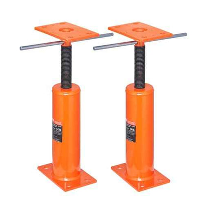 VEVOR House Floor Jacks, 2 Pack, 12"-16" Height Range, 9700 lbs Max Load Capacity Per Unit, Adjustable Support Beam Basement Jack Post Pole for Leveling, Steel Telescoping Jack for Temporary Support