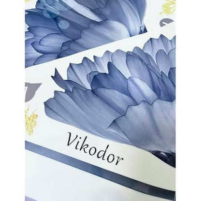 Flower Wall Decals Peel and Stick DIY Floral Wall Decals Removable Flower Wall Stickers Murals Vinyl Butterfly Walls Decal for Girls Bedroom Living Room Bathroom Walls Art Decor