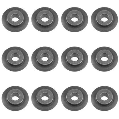 12 PCS Pipe Cutter Blade Tubing Cutter Replacement Wheel Hose Cutter Tool Compatible with Ridgid Tubing Cutter Models 101 103 104 117 118 150 151 152 153 205 Copper Pipe Cutter
