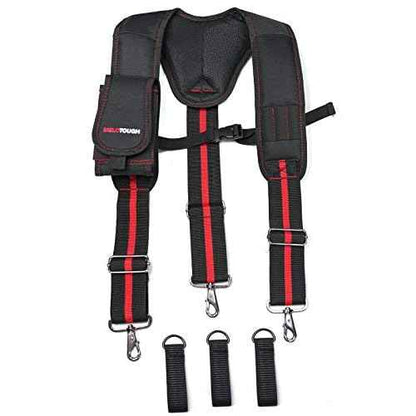 MELOTOUGH Tool Belt Suspenders for Work Belt Suspenders Heavy Duty Padded Suspenders for Electrician/Construction/Farmer