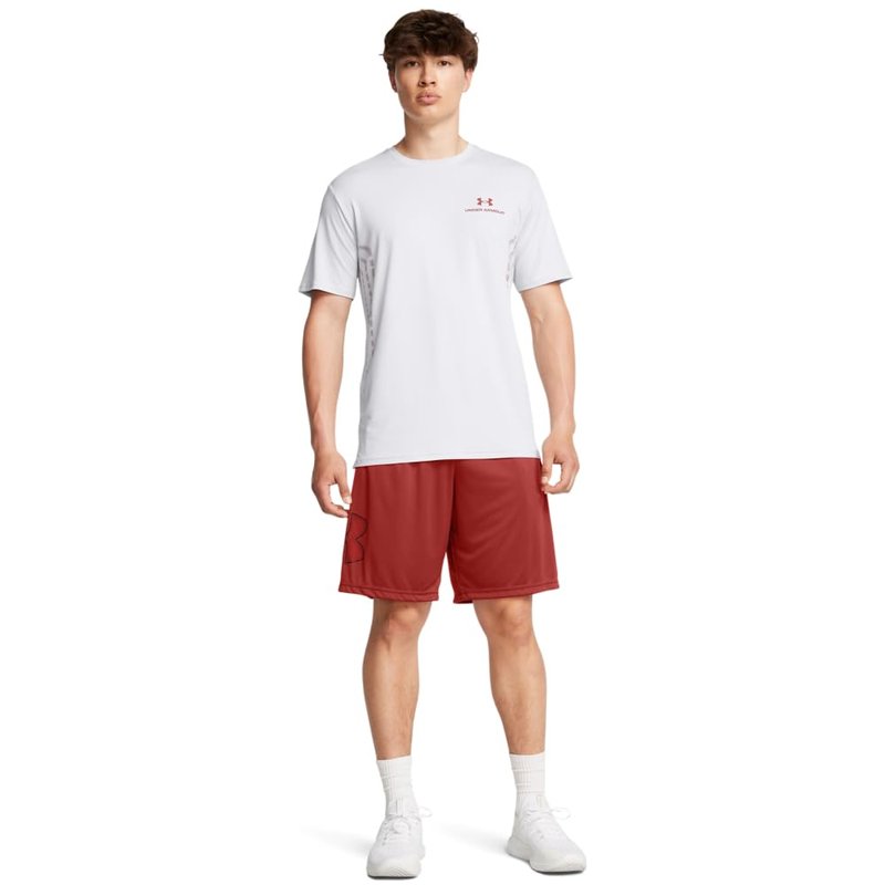 Under Armour Men's Tech Graphic 10" Shorts, (840) Earthen Orange / / Black, 3X-Large