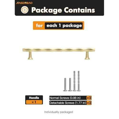 Brushed Gold Cabinet Pulls 6.3" Hole Center 10 Pack Hammered Brass Cabinet Handles Decorative Kitchen Drawer Dresser Cupboard Bathroom Vanity Cabinet Hardware Rhombus