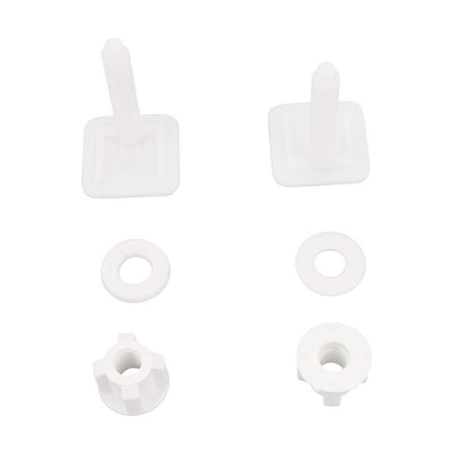 Renovators Supply Manufacturing White Plastic Soft Close Toilet Seat Elongated Slow Close Toilet Seat With Adjustable Mounting Hardware