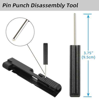 Punch Tool Kit - Nylon Drift Punch Rod, Hex Nut Driver, Pin Punch Disassembly Tool Set for Glock 19 19x 17 22 23 26 27 34 43 43x accessories