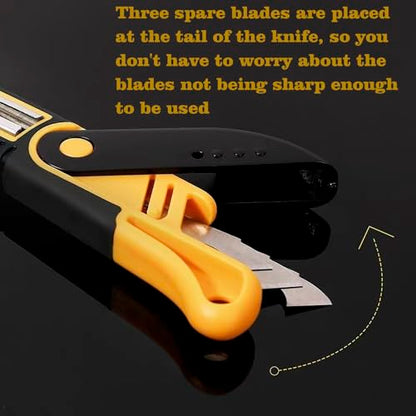 Grout Removal Tool Grout Removal Blade 1 Handle and 3 Grouting Saw Blades Used to Clean Debris in The Gaps of Tiles for Better Filling