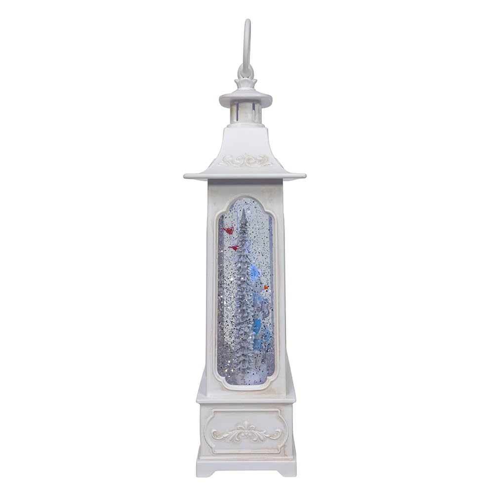Kurt Adler 12.75" Battery Operated USB LED Lighted Snowmen & Penguins Water Lantern