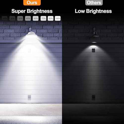 Solar Pendant Light Shed Light Lighting Day and Night Auto Dusk to Dawn Solar Light Indoor and Outdoor with Remote Controlfor for Barn, Patio, Garden, Yard, Gazebo,Chicken Coop, Tent (2 Lights)