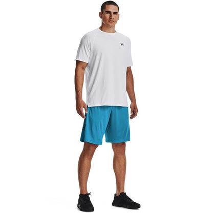 Under Armour Men's Tech Graphic 10" Shorts, (419) Capri / / Black, Medium