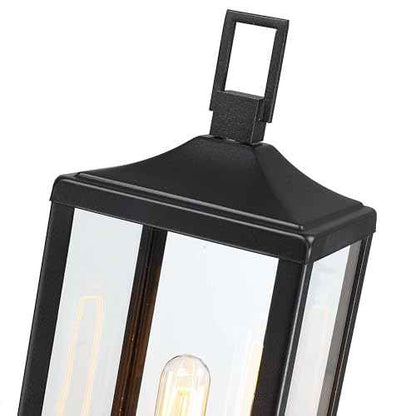 21.3 Inch Outdoor Lamp Post Light Fixture Dusk to Dawn - Residential Sidewalk Lamp Post Sconce Dusk to Dawn Outside Pole Lantern for House Outdoor Column Light, E26