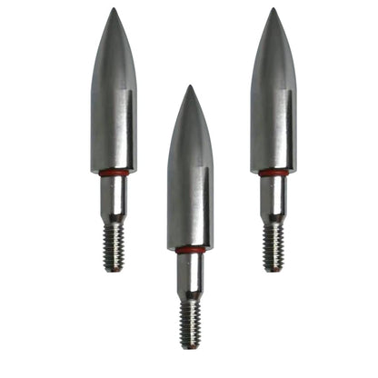 Archery Field Points,Various OD,100/125/150/200 Grains,Easy Pull Various, Stainless Steel Screw in Archery Field Tips(1 Dozen 12 PCS) (9/32″ Combo Shape, 125Grains)