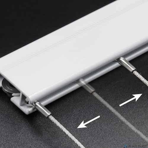 Picture Rail Hanging System- Innovative Art Hanging Rail System Including 4 Pcs 24" Picture Rails, 4 Pcs 2M Picture Rail Hooks & Installation Hardware- Elegant Picture Hanging Kit for Gallery