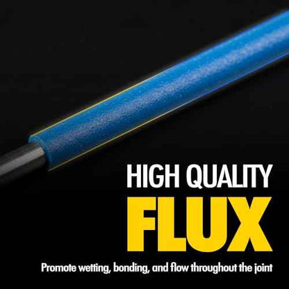 20 Sticks Flux Coated Brazing Rods Bcup-5 15% Silver Solder Phos Copper Brazing Alloys Flat Welding Rods Industry 1/16" x 18" for Air Conditioning Refrigerator Cold Storage HVAC Units