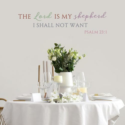 Kosiz 10 Pcs Bible Quote Verse Wall Stickers Inspirational Wall Decals Peel and Stick Quotes Motivational Scripture Religious Stickers for Home Library Office Art Decorations(Stylish Style)