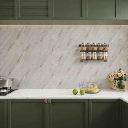 VaryPaper 15.7''x78.7'' Matte Marble Contact Paper Peel and Stick Countertop Waterproof Wallpaper for Kitchen Counter Top Self Adhesive Countertop Laminate Vinyl Wrap for Cabinets Table