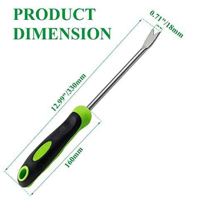 Dandelion Weeder Puller Tool with Soft Handle, Stainless Steel Garden Weed Remover Tool Weed Puller Tool Garden Weeder for Lawn Farmland Transplant Gardening Plant Tool