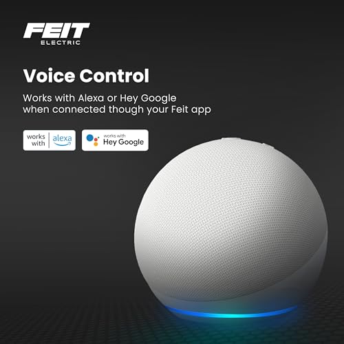 Feit Electric Smart Light Bulbs, 2.4Ghz WiFi Light Bulbs, No Hub Needed, Works with Alexa and Google, Dimmable 60 Watt = LED 9W, OM60/950CA/AG/3, 5000K Day Light, 3 Pack
