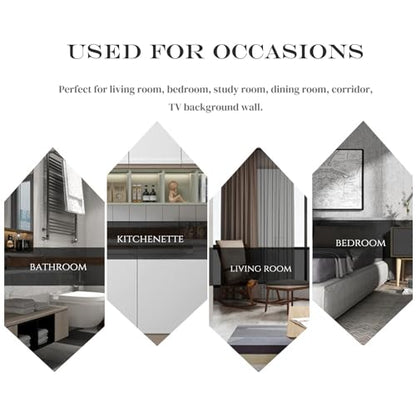 10M Wood Grain Removable Waterproof Border Wall Decor Removable Self Adhesive Kitchen Bathroom Tiles Sticker Peel and Stick Wallpaper 4x390 Inch (Walnut)