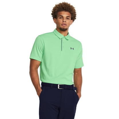 Under Armour Men's Tech Golf Polo, (350) Matrix Green / / Pitch Gray, 4X-Large
