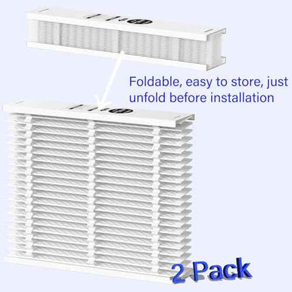 EXPXXFIL0016 Merv 13 16x25x5 EZ Flex Air Filter for Carrier EZXCABCC0016 and Bryant EXPBBFIL0016 EZ Flex heating and cooling system, 2 Pack