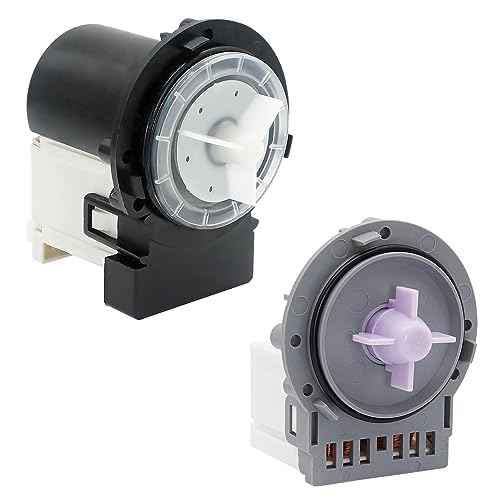 4681EA2001T Washer Drain Pump and EAU61383503 Washer Circulation Pump by SupHomie - Compatible with LG Ken-more Replaces AP5328388 4681EA1007D EAU62263303 4681EA2001C