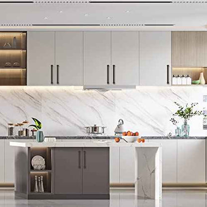 Asidrama 10 Pack 6.3 Inch(160mm) Matte Black Cabinet pulls Kitchen Cabinet Handles Cabinet Pulls Kitchen Cabinet Hardware for Cupboard Drawer Pulls