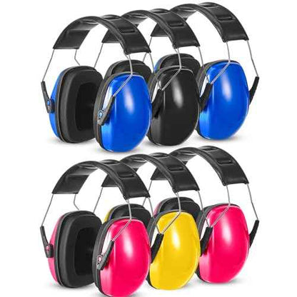 Amylove 6 Pcs Kids Noise Cancelling Headphones 27db Adjustable Earmuffs for Autism Sensory Toddler Children